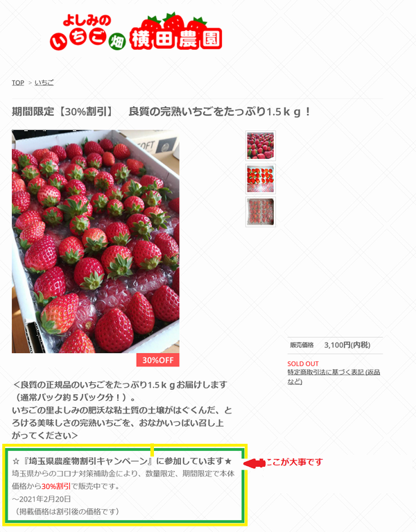 Screenshot_2021-01-31 期間限定【30%割引】 良質の完熟いちごをたっぷり1 5ｋｇ！2.png